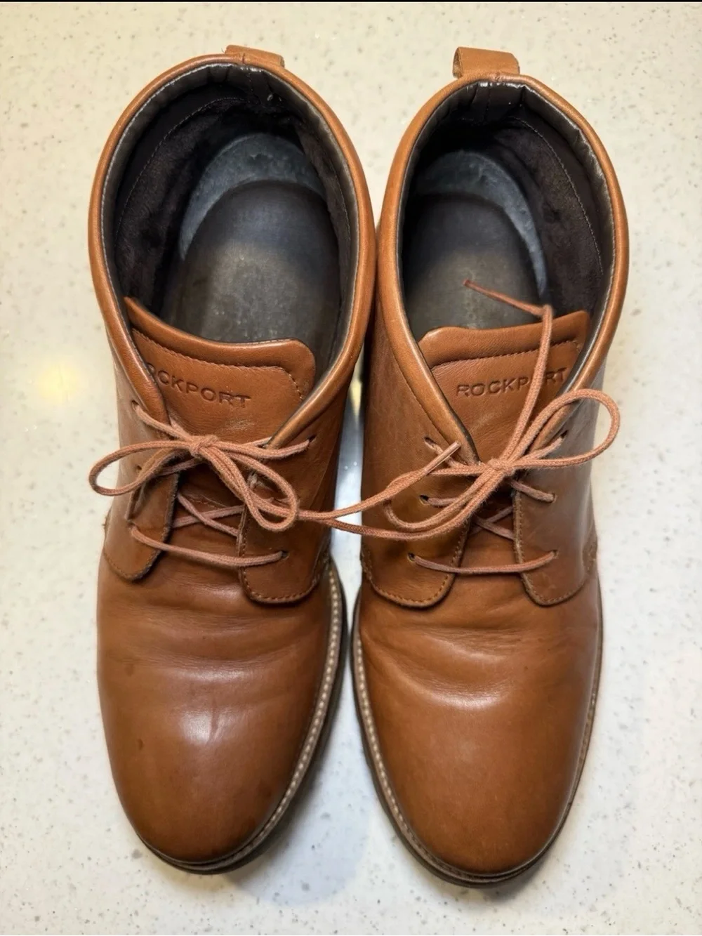 Rockport Men's Brown Leather Chukka Boots US 10 Adiprene By Adidas